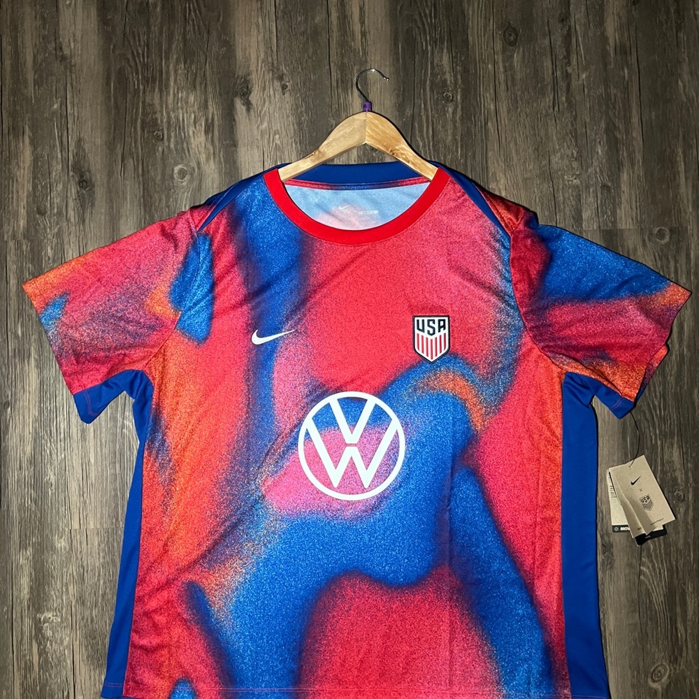 Nike Kids USA Soccer Jersey - Red and Blue Swirl